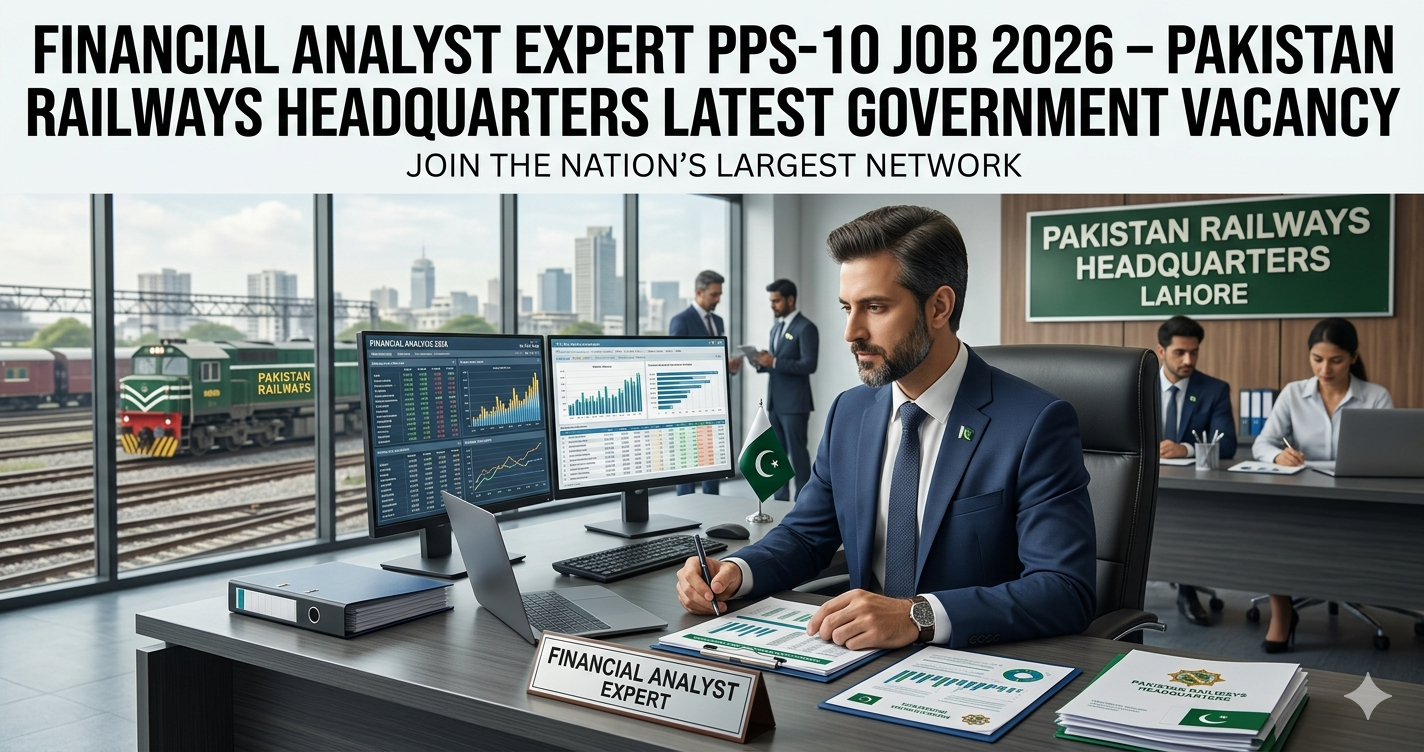 Financial Analyst Expert PPS-10 Job 2026 – Pakistan Railways Headquarters Latest Government Vacancy