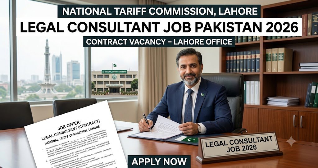Legal Consultant Job Pakistan 2026 – National Tariff Commission Lahore Contract Vacancy