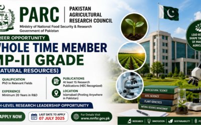 PARC Job 2026 Announces Whole Time Member (MP-II) Job 2026 – Complete Guide to Eligibility, Requirements & Application Process