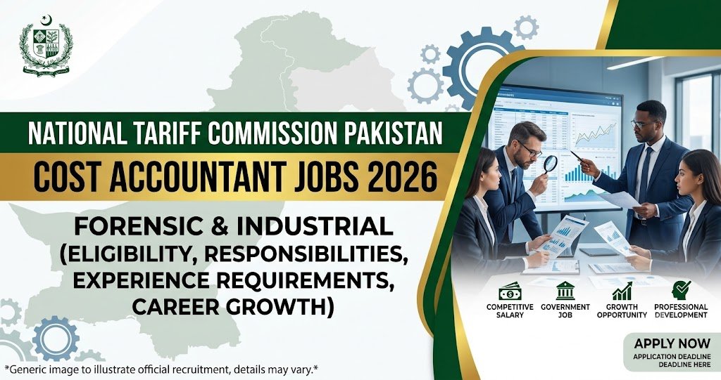 National Tariff Commission Pakistan Cost Accountant Jobs 2026 (Forensic & Industrial): Eligibility, Responsibilities, Experience Requirements and Career Growth